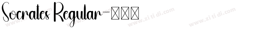 Socrates Regular字体转换